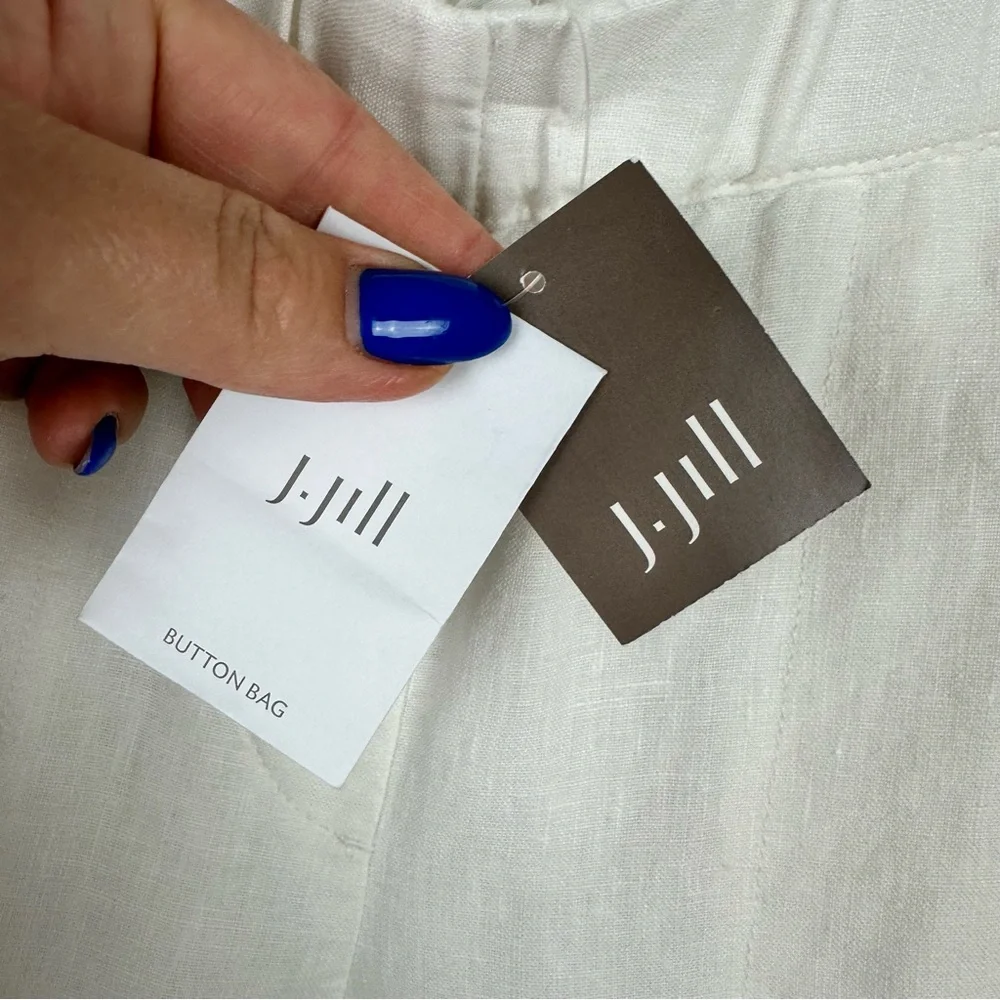 NWT J. Jill Pure Jill Linen Pants sz XS